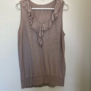 INC Blouse with Ruffle Neck Detail